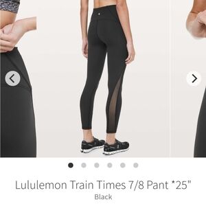 Lululemon Train Times 7/8 Pants